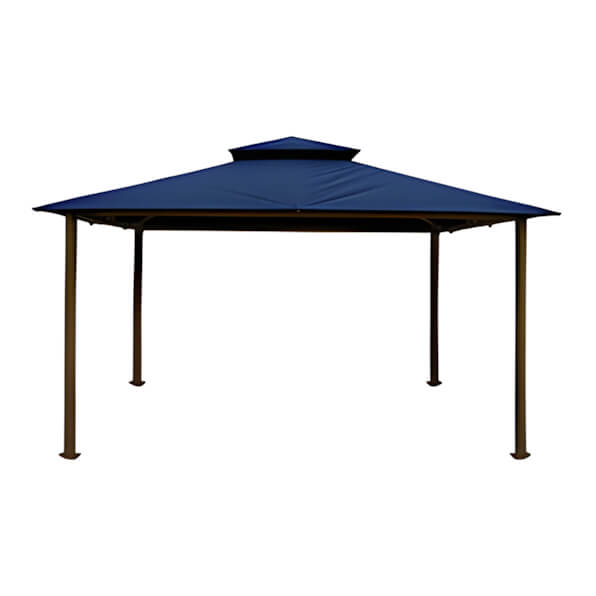 Paragon Outdoor 11 x 14 ft. Kingsbury Soft Top Gazebo (Navy Canopy)-GZ584NN-Garage Giant