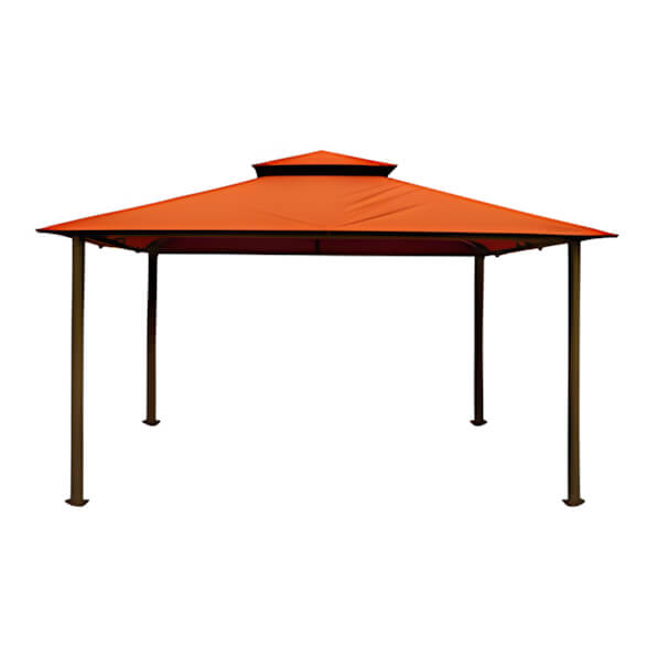 Paragon Outdoor 11 x 14 ft. Kingsbury Soft Top Gazebo (Rust Canopy)-GZ584NR-Garage Giant