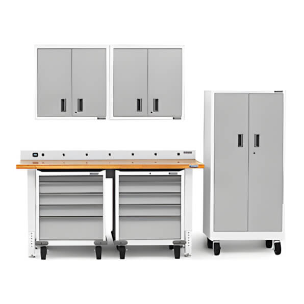 Gladiator 7-Piece White Garage Cabinet Set - Thumbnail 2