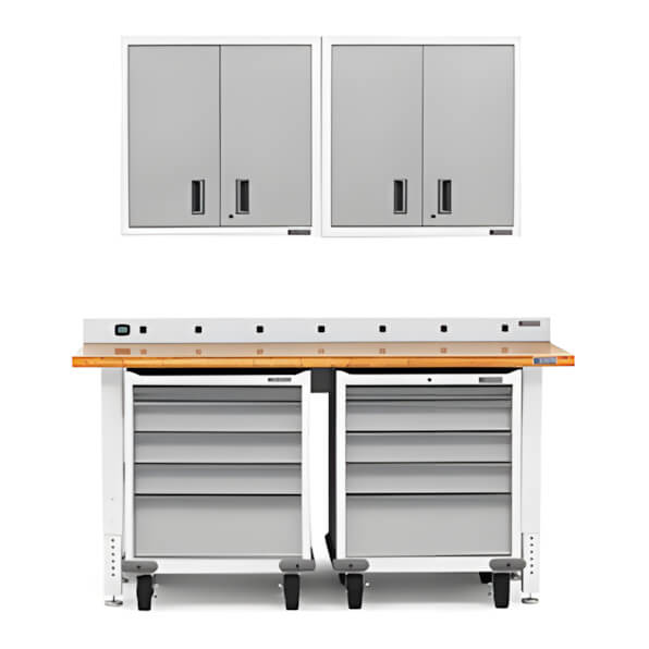 Gladiator 7-Piece White Garage Cabinet Set - Thumbnail 5