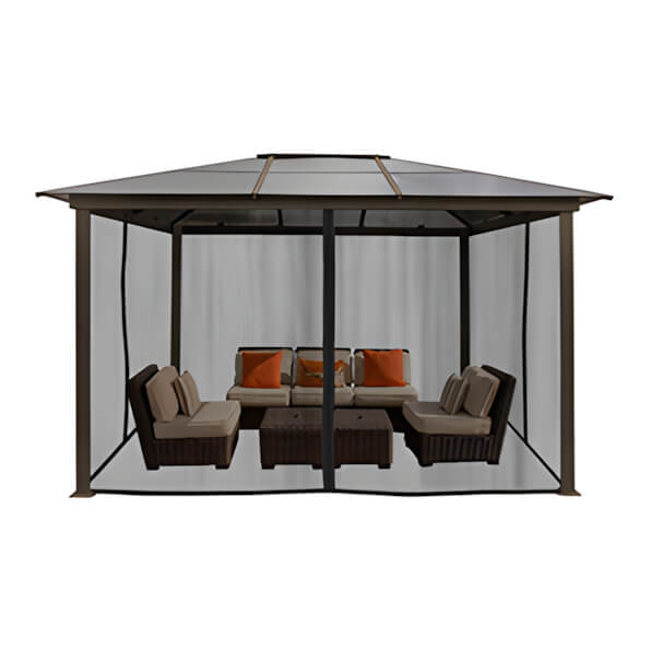 Paragon Outdoor Madrid 10 x 13 ft. Hard Top Gazebo - Thumbnail 2