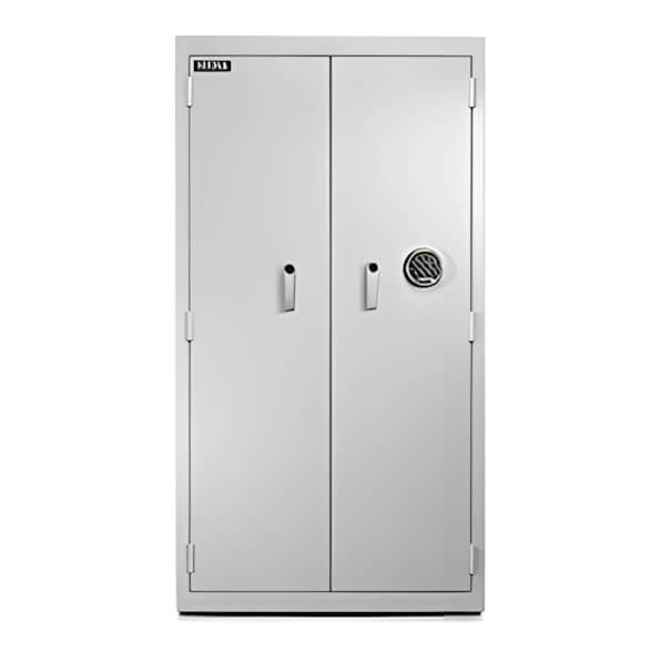 Mesa Safe Company Double Door Pharmacy Safe (White)-MRX1000E-Garage Giant