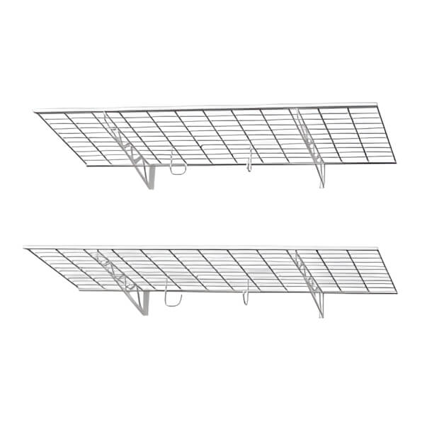 MonsterRax 48x24-Inch Wall Shelves (2-Pack)
