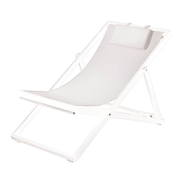 DuraMax Newport Lounger - White-68072-Garage Giant