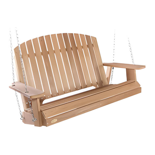 All Things Cedar Pergola Swing with Comfort Swing Springs-PS50-SW10-Garage Giant