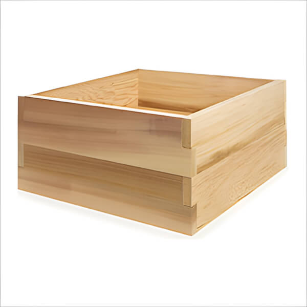 All Things Cedar 2-Foot Double Raised Garden Box-RG24-2-Garage Giant