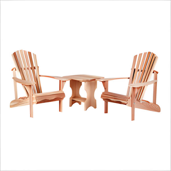 All Things Cedar 3 Pc. Adirondack Set - Thumbnail 2