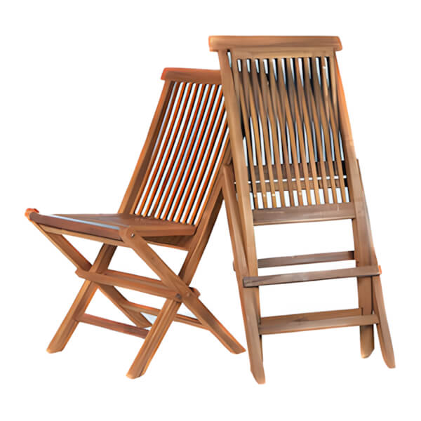 All Things Cedar Folding Chair Set-TF22-2-Garage Giant