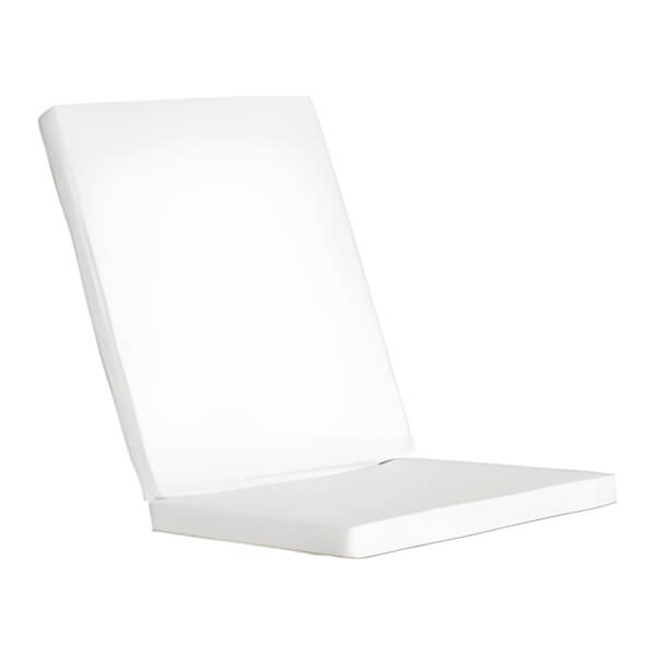 All Things Cedar White Chair Cushion-TC19-2-W-Garage Giant