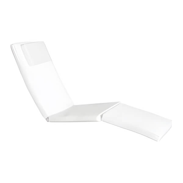 White Steamer Chair Cushion