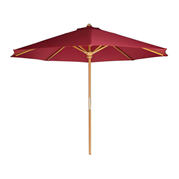 All Things Cedar 10-Foot Teak Market Umbrella