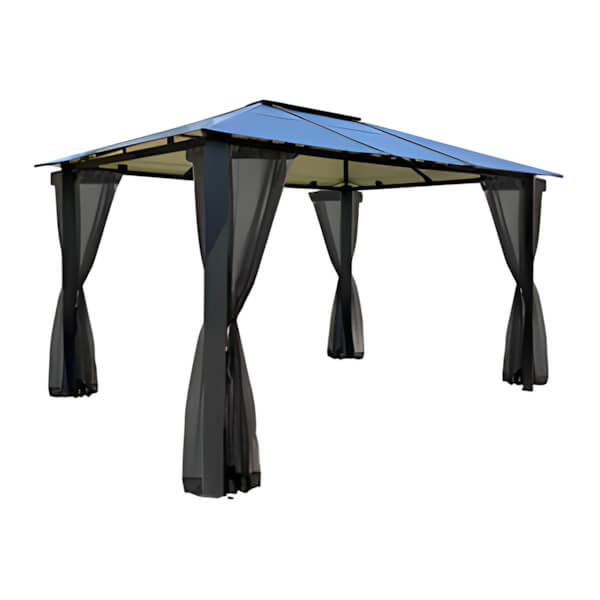 Paragon Outdoor 11 x 13 ft. Durham Hard-Top Gazebo - Thumbnail 4