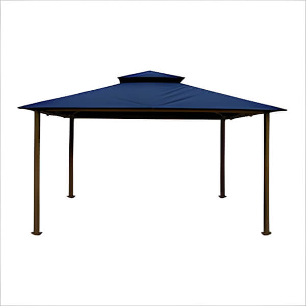 Paragon Outdoor 11 x 14 ft. Kingsbury Soft Top Gazebo (Navy Sunbrella Canopy)-GZ584NV-Garage Giant
