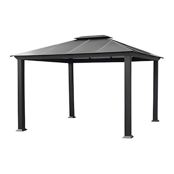 Paragon Outdoor 10 x 12 ft. Santa Monica Aluminum Gazebo-GZ3-1012-Garage Giant