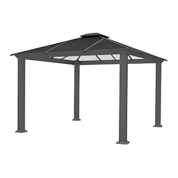 Paragon Outdoor 12 x 12 ft. Santa Monica Aluminum Gazebo-GZ3-1212-Garage Giant