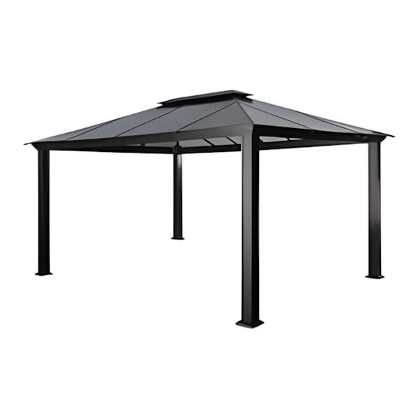 Paragon Outdoor 12 x 16 ft. Santa Monica Aluminum Gazebo-GZ3-1216-Garage Giant