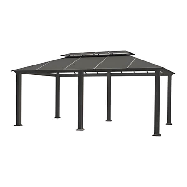 Paragon Outdoor 12 x 20 ft. Santa Monica Aluminum Gazebo-GZ3-1220-Garage Giant