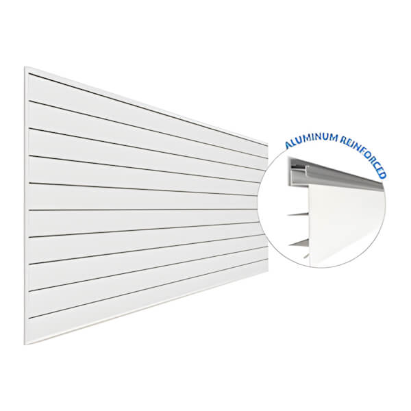 Proslat 8 ft. x 4 ft. PROCORE PVC Slatwall-88772-Old-Garage Giant