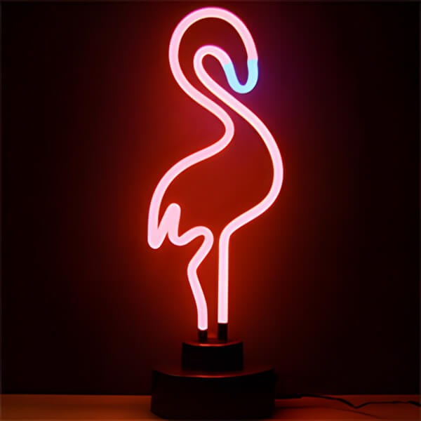 Neonetics Flamingo Neon Sculpture-4FLAMN-Garage Giant