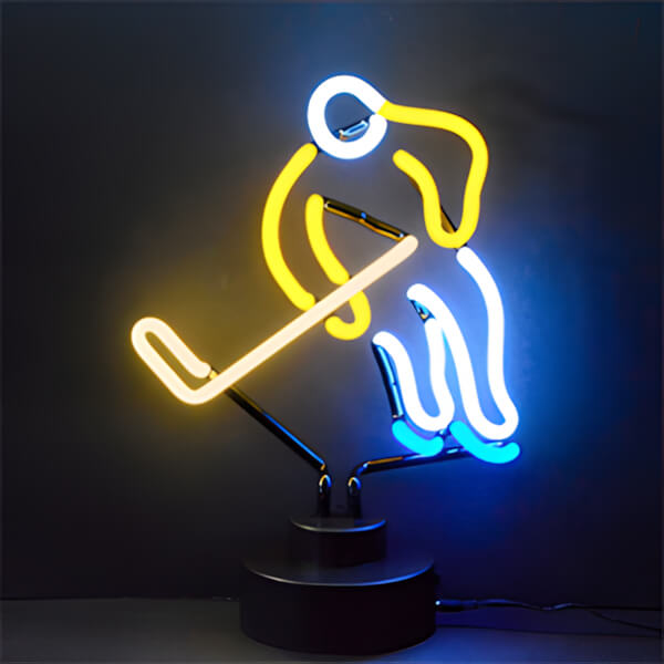 Neonetics Hockey Neon Sculpture-4HOCKY-Garage Giant