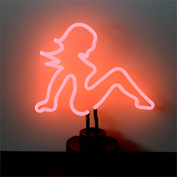 Neonetics Mud Flap Girl Neon Sculpture-4MDFLP-Garage Giant