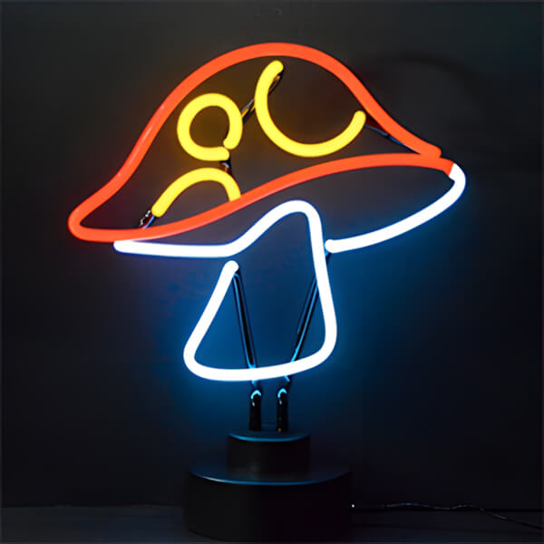 Neonetics Mushroom Neon Sculpture-4MSHRM-Garage Giant