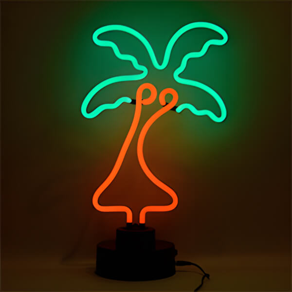Neonetics Palm Tree Neon Sculpture-4PALMX-Garage Giant