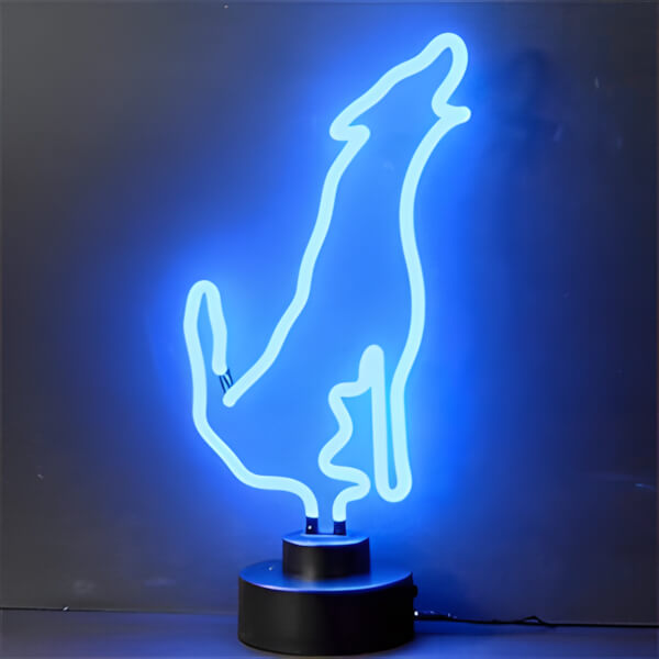 Neonetics Wolf Neon Sculpture-4WOLFX-Garage Giant