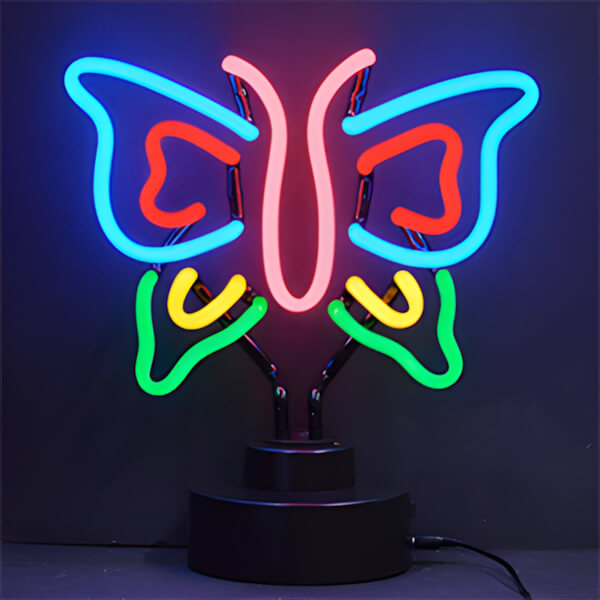 Neonetics Butterfly Neon Sculpture-4BTFLY-Garage Giant