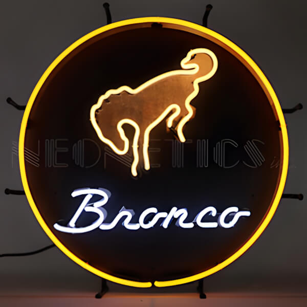 Neonetics Ford Bronco 24-Inch Neon Sign-5BRONC-Garage Giant