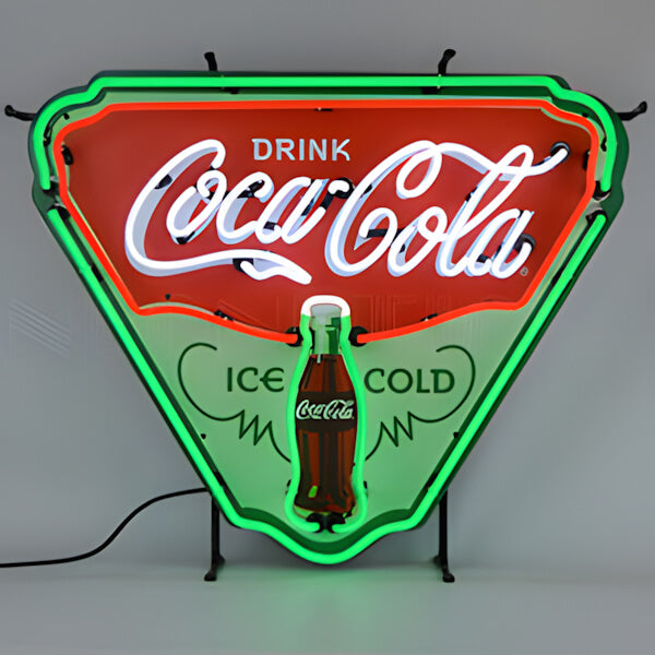 Neonetics Coca-Cola Ice Cold Shield 24-Inch Neon Sign-5CCICE-Garage Giant