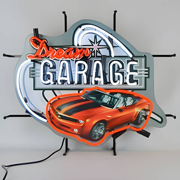 Neonetics Dream Garage Camaro 29-Inch Neon Sign-5DGCAM-Garage Giant