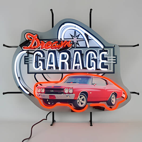 Neonetics Dream Garage Chevy SS 29-Inch Neon Sign-5DGCHV-Garage Giant