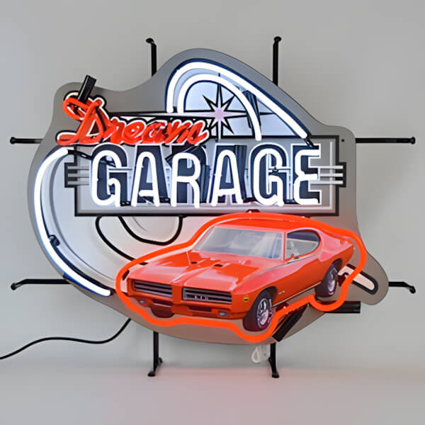 Neonetics Dream Garage GTO 29-Inch Neon Sign-5DGGTO-Garage Giant