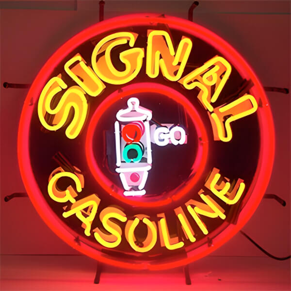 Neonetics Signal Gasoline 24-Inch Neon Sign-5GSSIG-Garage Giant