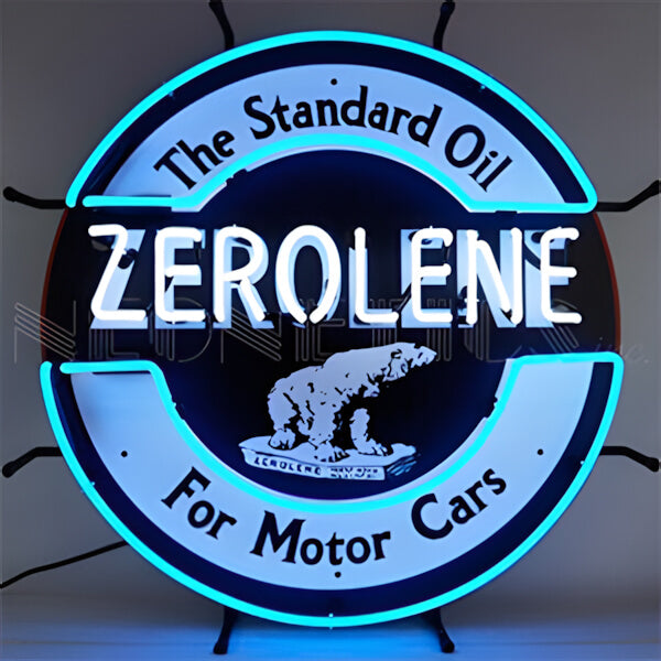 Neonetics Zerolene 24-Inch Neon Sign-5GSZRO-Garage Giant