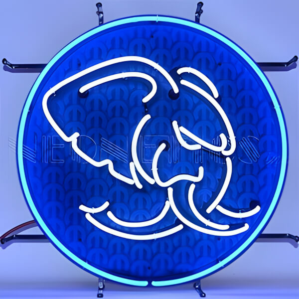 Neonetics Hellephant HEMI Mopar 24-Inch Neon Sign-5HELLE-Garage Giant