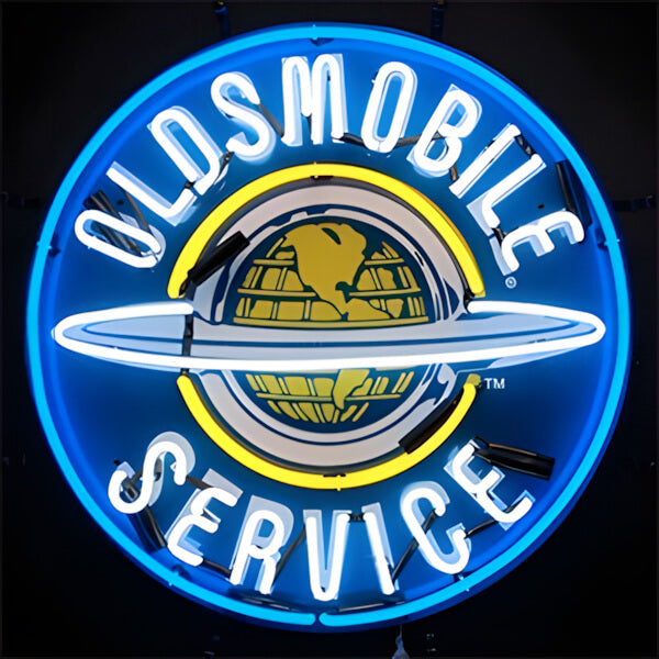 Neonetics Oldsmobile Service 24-Inch Neon Sign-5OLDBK-Garage Giant