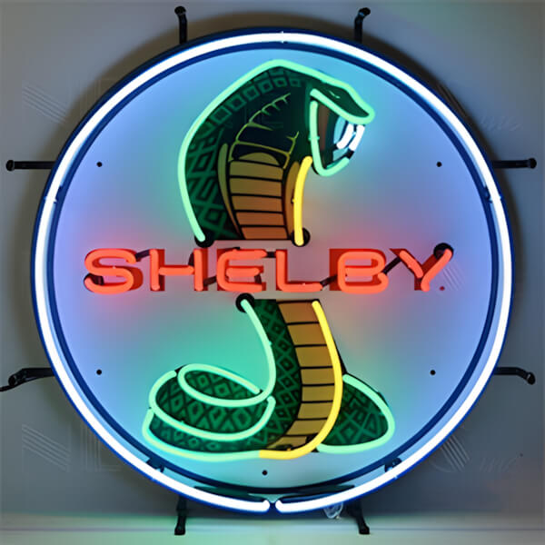 Neonetics Shelby Cobra 24-Inch Neon Sign-5SHLBK-Garage Giant