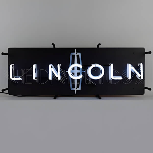 Neonetics Lincoln 27-Inch Neon Sign-5SMLFL-Garage Giant