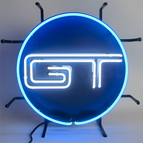 Neonetics Ford GT 17-Inch Neon Sign-5SMLGT-Garage Giant