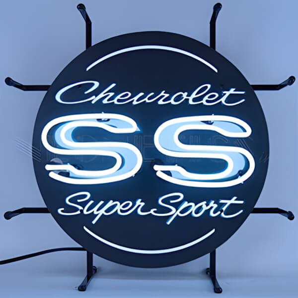 Neonetics 15-Inch Chevrolet SS Super Sport Neon Clock