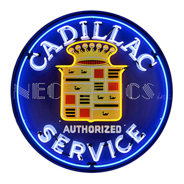 Neonetics Cadillac Service 36-Inch Neon Sign-9CADSR-Garage Giant