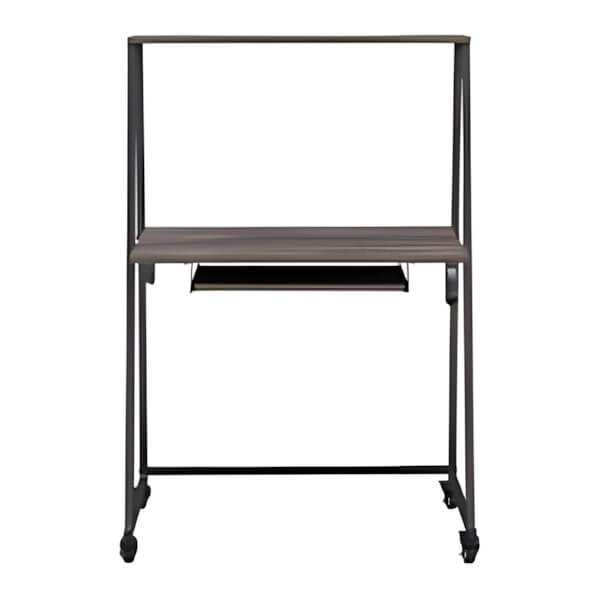 Sunjoy Group 33-Inch Mobile Computer Desk with Lockable Wheels