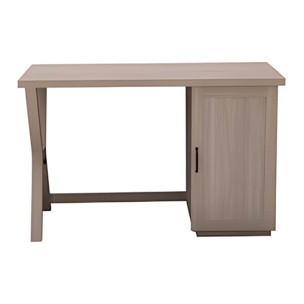 47-Inch Farmhouse Design Computer Desk with Cabinet