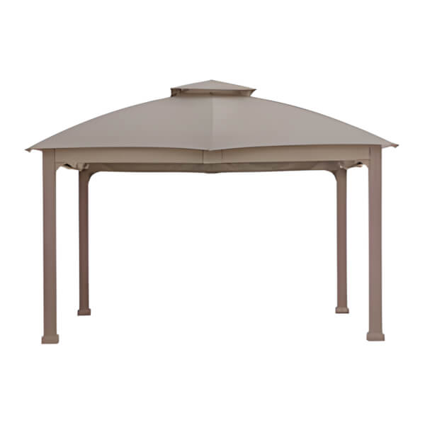 Sunjoy Group 11 x 13 Aluminum Soft Top Gazebo with Sunbrella Fade-Resistant Canopy