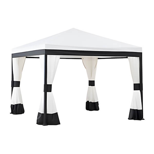Sunjoy Group 13.5 x 13.5 Soft Top Gazebo with Ceiling Hook