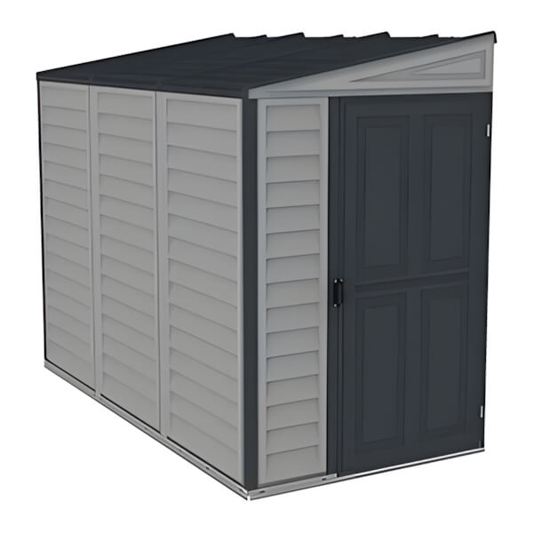 DuraMax Sidemate 4' x 8' Vinyl Shed with Foundation-36625-Garage Giant