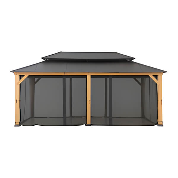 Sunjoy Group Replacement Mosquito Netting for 12 x 20 Wood-Framed Gazebos-A111513510-Garage Giant