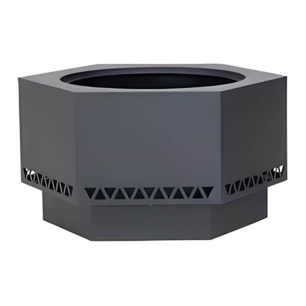 Sunjoy Group Smokeless 28-Inch Hexagon Patio Fire Pit - Thumbnail 2